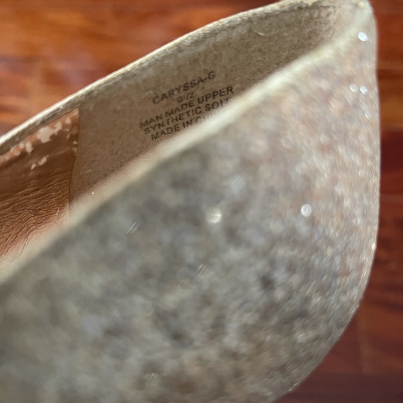 Steve Madden Gold Glitter ‘Caryssa’ Pumps sz 9.5 - Picture 8 of 13